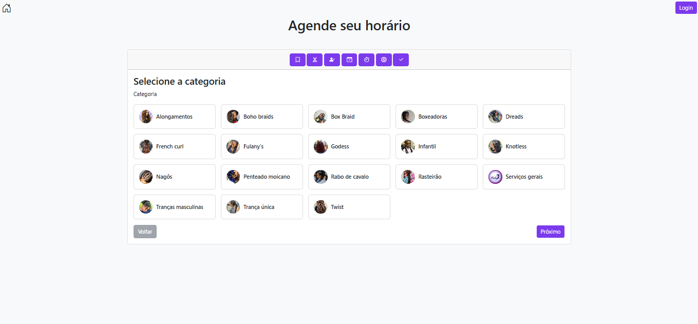 Sistema de agendamento online
